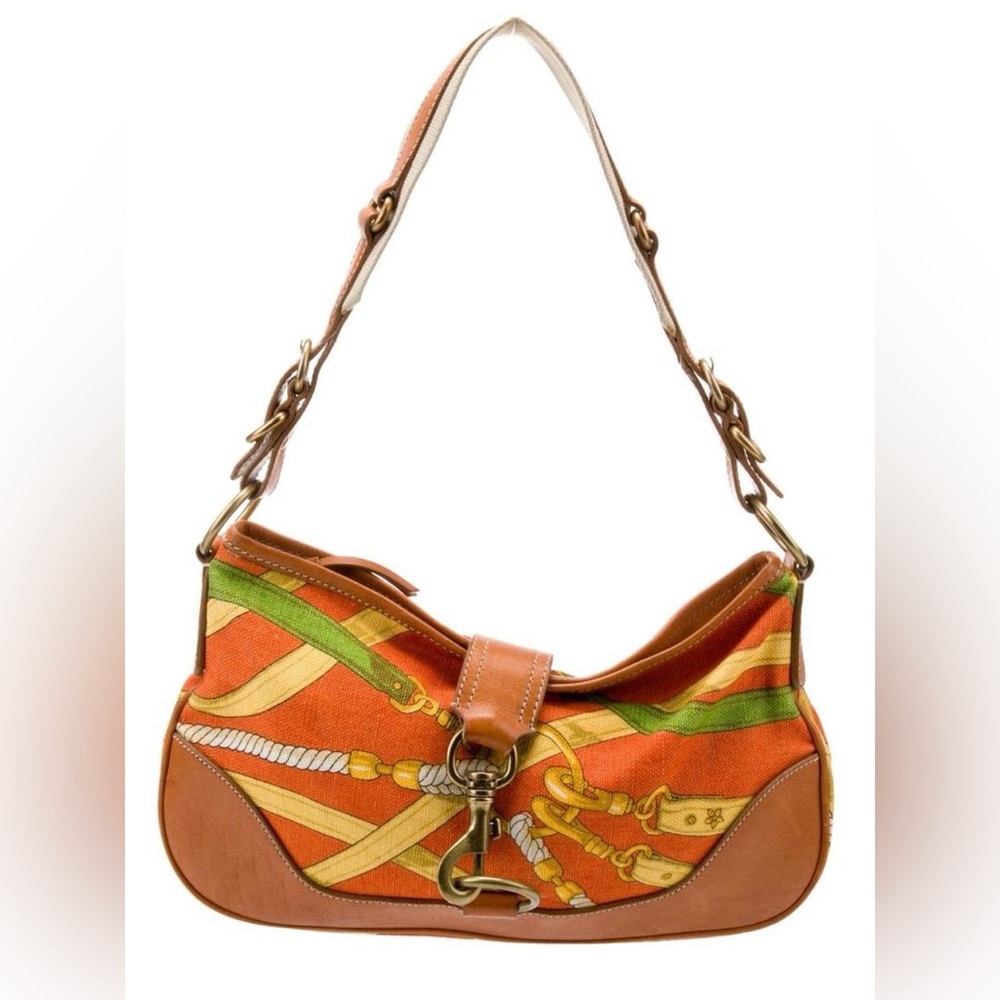 Rare Miu Miu Nautical Canvas Women's Shoulder Bag